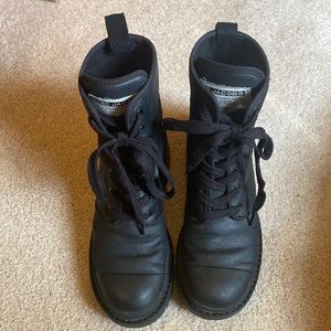 Marc Jacobs Canvas Combat Boots